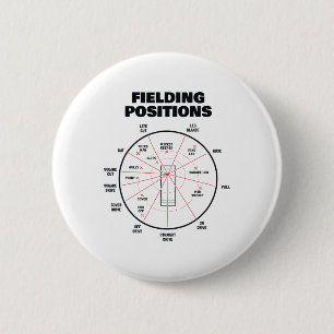 Cricket-Feldpositionen-Shirt Fielder Cricket Button