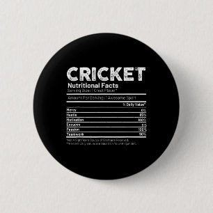 Cricket-Geschenk für Männer Button