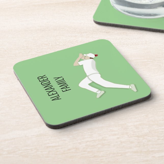 Cricket Getränkeuntersetzer (Linke Seite)