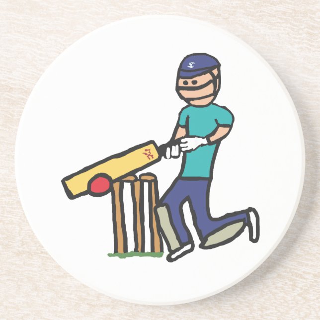 Cricket Getränkeuntersetzer (Vorne)