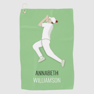 Cricket Golfhandtuch