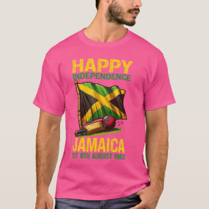 Cricket, Happy Independence Day Jamaica Est. 6. A T-Shirt