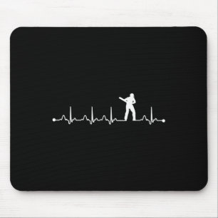 Cricket Herzschlag Ekg Puls Für Cricket-Spieler Mousepad