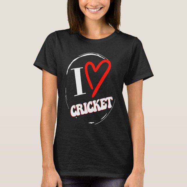 Cricket-Idee T-Shirt (Vorderseite)