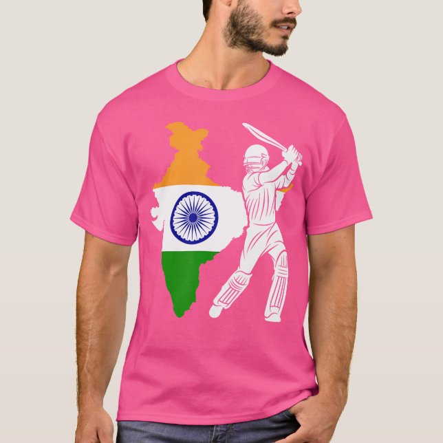 Cricket India Cricket-Team T-Shirt (Vorderseite)