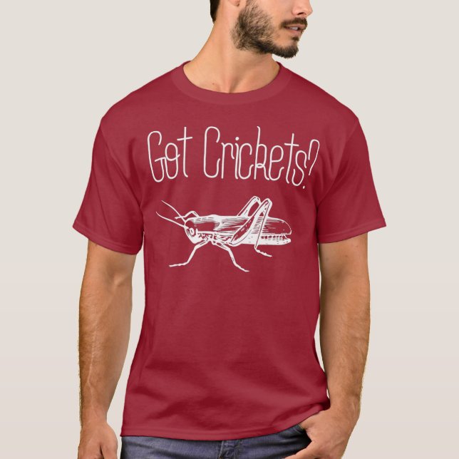 Cricket Insect liebt Entomologie, Krebse T-Shirt (Vorderseite)