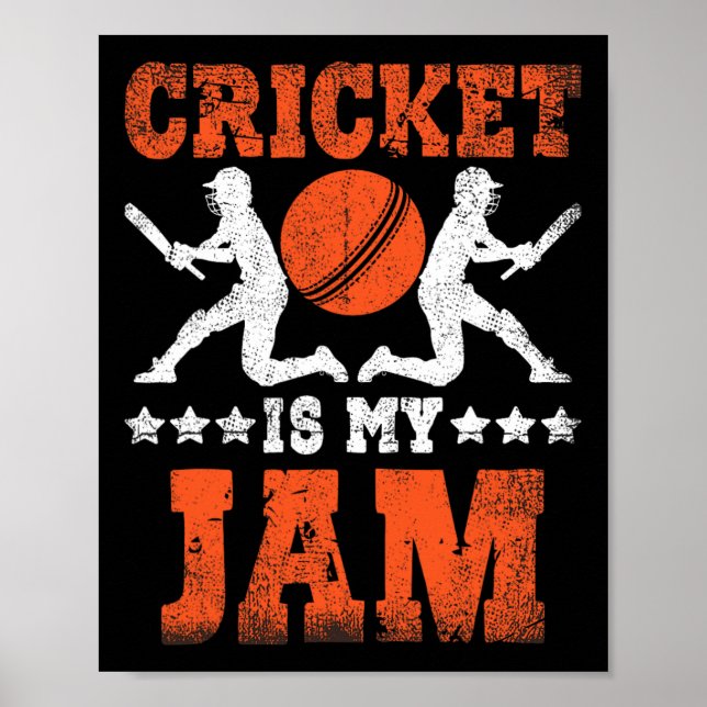 Cricket ist mein Cricket-Jam  Poster (Vorne)