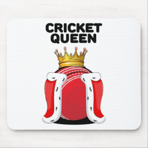 Cricket-Königin Frauen-Cricket Mädchen Cricket-Spi Mousepad