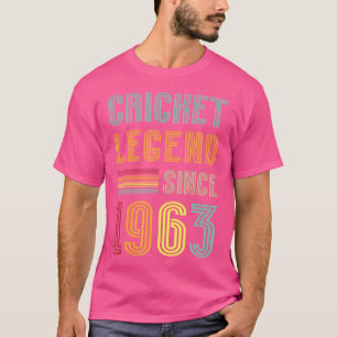 Cricket Legend 1963 62 Jahre Sport 62 Geburtstag C T-Shirt