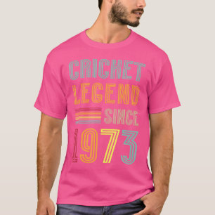 Cricket Legend 1973 52 Jahre Sport 52 Geburtstag C T-Shirt