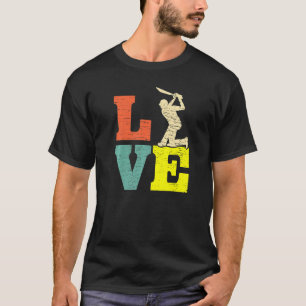 Cricket Liebe Batsman Cricket Players T-Shirt