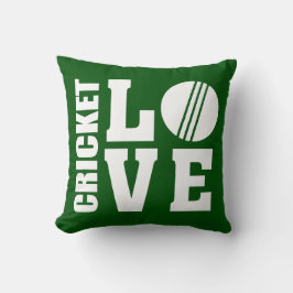 Cricket Liebe Green Kissen