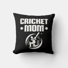 Cricket-Mama Cricketer Son Cricket Lover Mutter Kissen