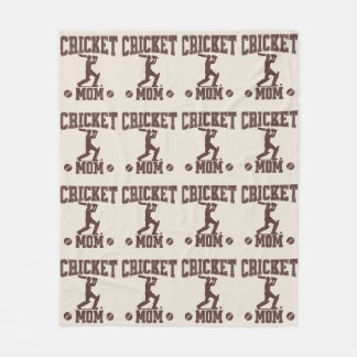 Cricket Mama Sportenthusiasten Cricket Lover Mothe Fleecedecke