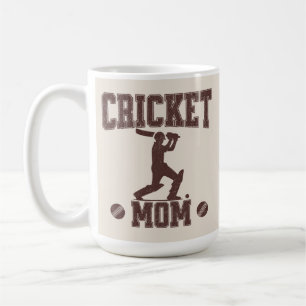 Cricket Mama Sportenthusiasten Cricket Lover Mothe Kaffeetasse