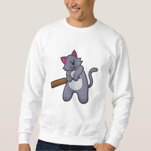 Cricket mit Cricket-Fledermaus Sweatshirt