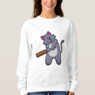 Cricket mit Cricket-Fledermaus Sweatshirt