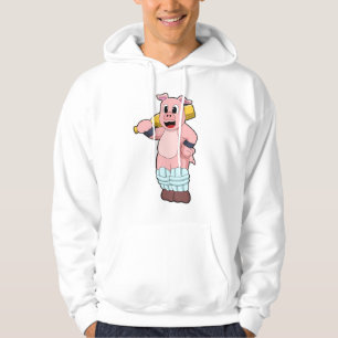 Cricket mit Cricket-Schläger Hoodie