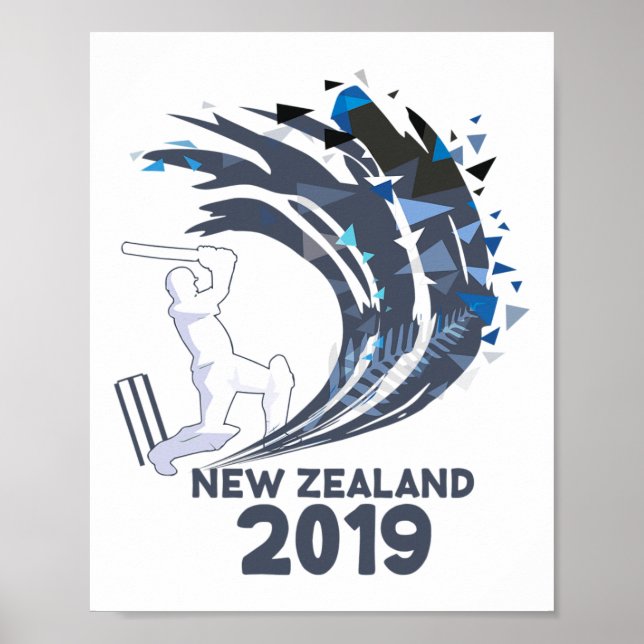 Cricket New Zealand  Poster (Vorne)
