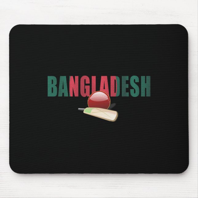 Cricket Ngladesh Flag T Ll  Mousepad (Vorne)