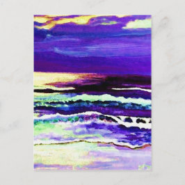 Cricket Night Sea CricketDiane Ocean Art Postkarte