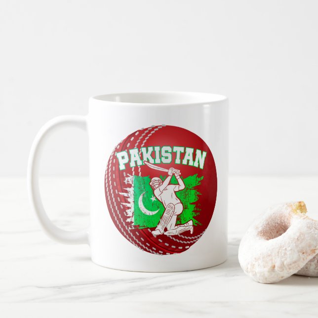 Cricket Pakistan Kaffeetasse (Mit Donut)