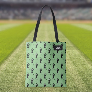 Cricket Pattern - Players-Batting - Ihre Initialen