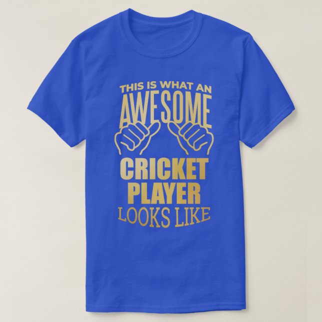 Cricket Player23 T-Shirt (Design vorne)