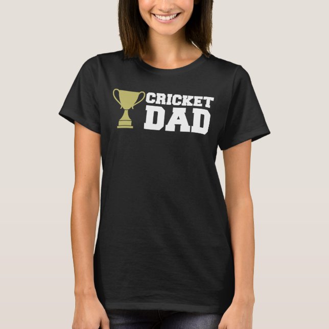 Cricket Player Sport T-Shirt (Vorderseite)