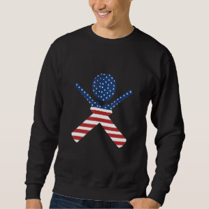 Cricket Player Sports Cricket Bats American Cricke Sweatshirt