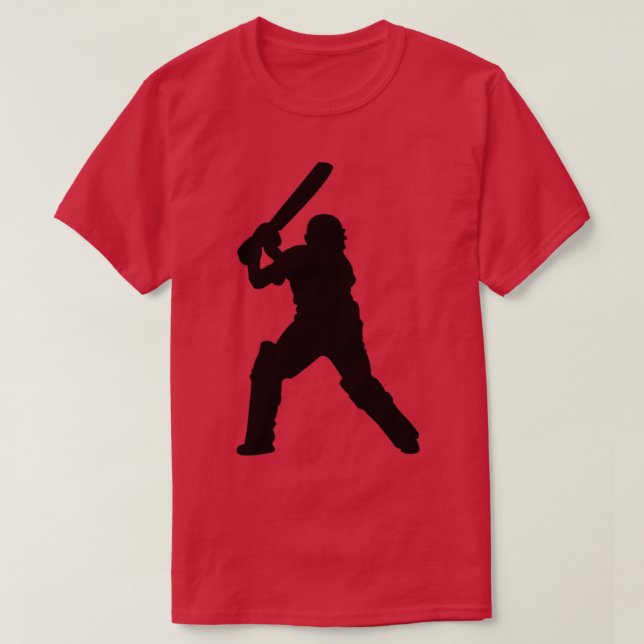Cricket Player T-Shirt (Design vorne)