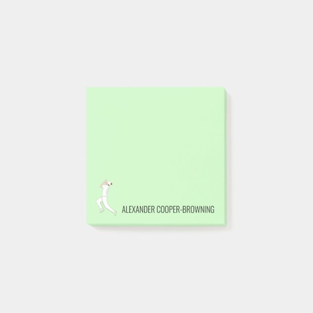Cricket Post-it Klebezettel (Vorderseite)