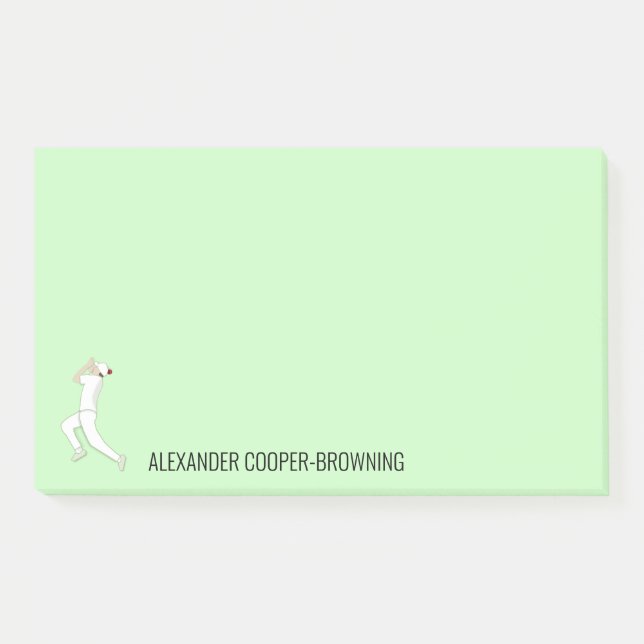 Cricket Post-it Klebezettel (Vorderseite)
