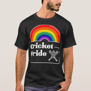 Cricket Pride LGBTQIA Schwul T-Shirt