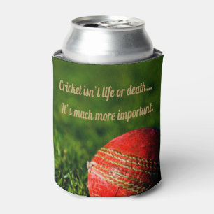 Cricket Red Ball Funny Motivierend Dosenkühler