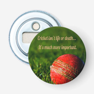 Cricket Red Ball Motivierend Flaschenöffner
