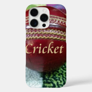 Cricket: rote Kunsthandwerksdrucke iPhone 16 Pro Hülle