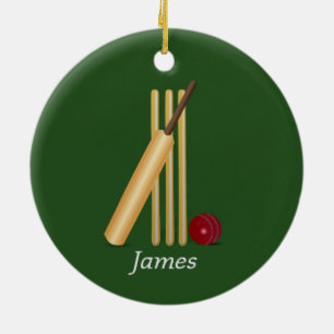 Cricket - Schablone für Wicket, Fledermaus und Ba Keramik Ornament