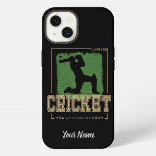 Cricket-Schlagmann Vintage-Pitcher Spieler Trainer iPhone 13 Hülle
