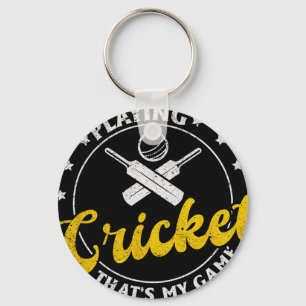 Cricket spielen, das ist mein Spiel - Cricket Cric Schlüsselanhänger