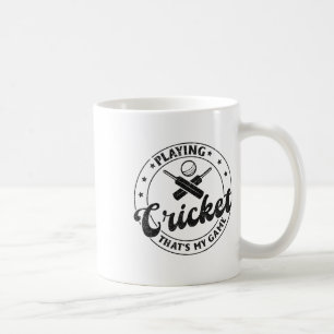 Cricket spielen, das ist mein Spiel - Cricketspiel Kaffeetasse