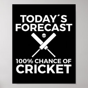 Cricket-Spieler Poster