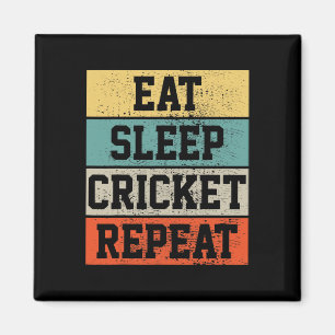 Cricket-Spieler Retro Vintage Lustiges Geschenk  Magnet