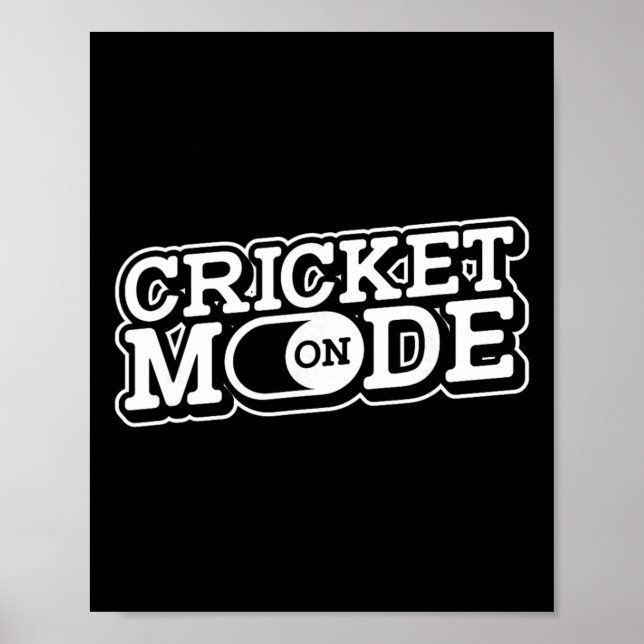 Cricket Sport Cricket T - Cricketspieler  Poster (Vorne)