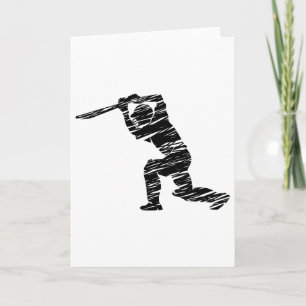 Cricket Sport Spieler 1  Karte