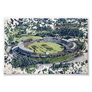 Cricket-Stadion Kunst - Southampton, Hampshire Fotodruck