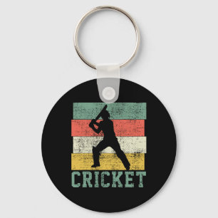 Cricket T-Shirt Cricketer T-Shirt Spieler Trainer Schlüsselanhänger