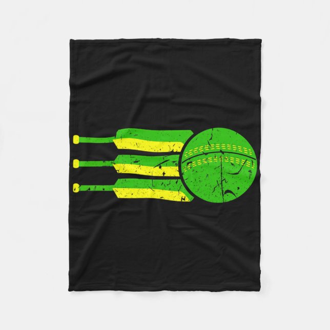 Cricket Team Australien Farben Athlet australische Fleecedecke (Vorderseite)
