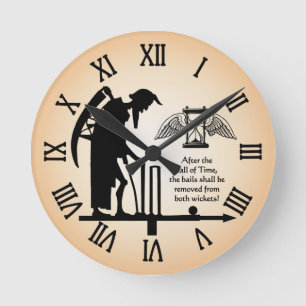 Cricket-Uhr des alten Vaters Runde Wanduhr