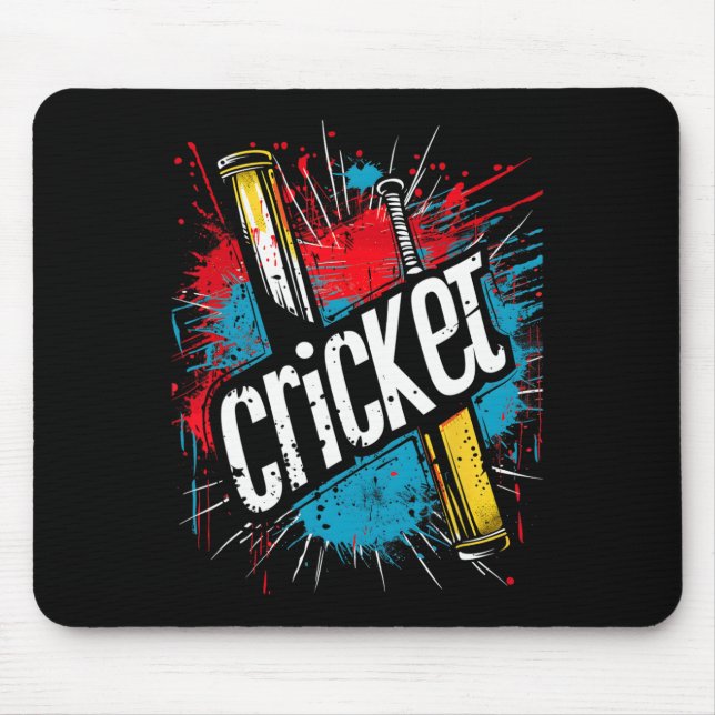 Cricket und Pion für Feldsport mit Catch Spin A Mousepad (Vorne)